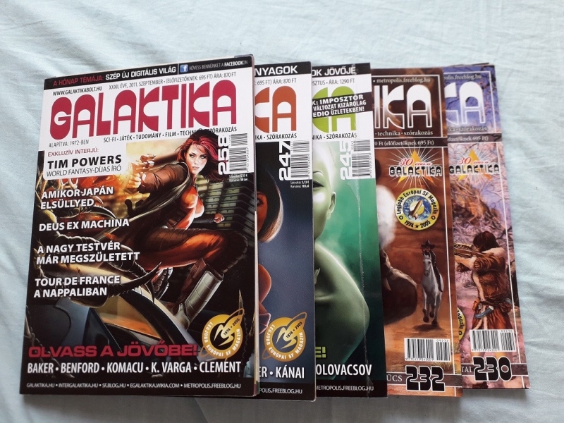 Galaktika Magazin gyűjtemény (80+ db) újszerű állapotban, akár egyesével is eladó